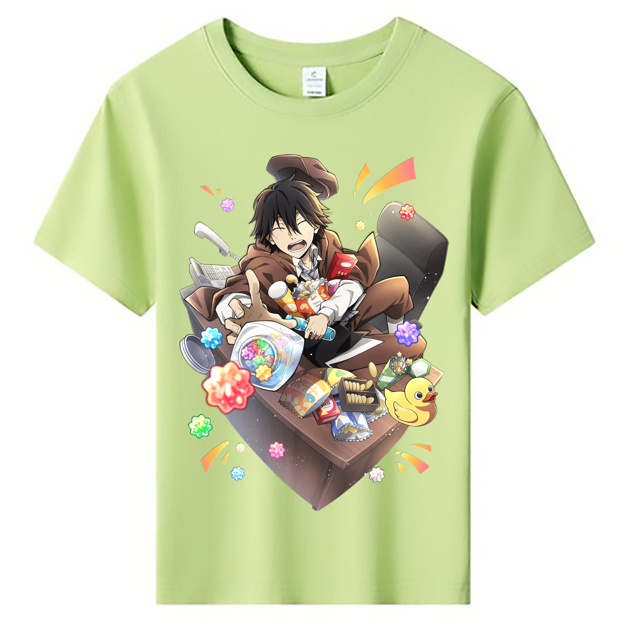 （画像用） 文豪ストレイドッグス Bungo Stray Dogs 綿100％キッズTシャツ（フロントプリント）